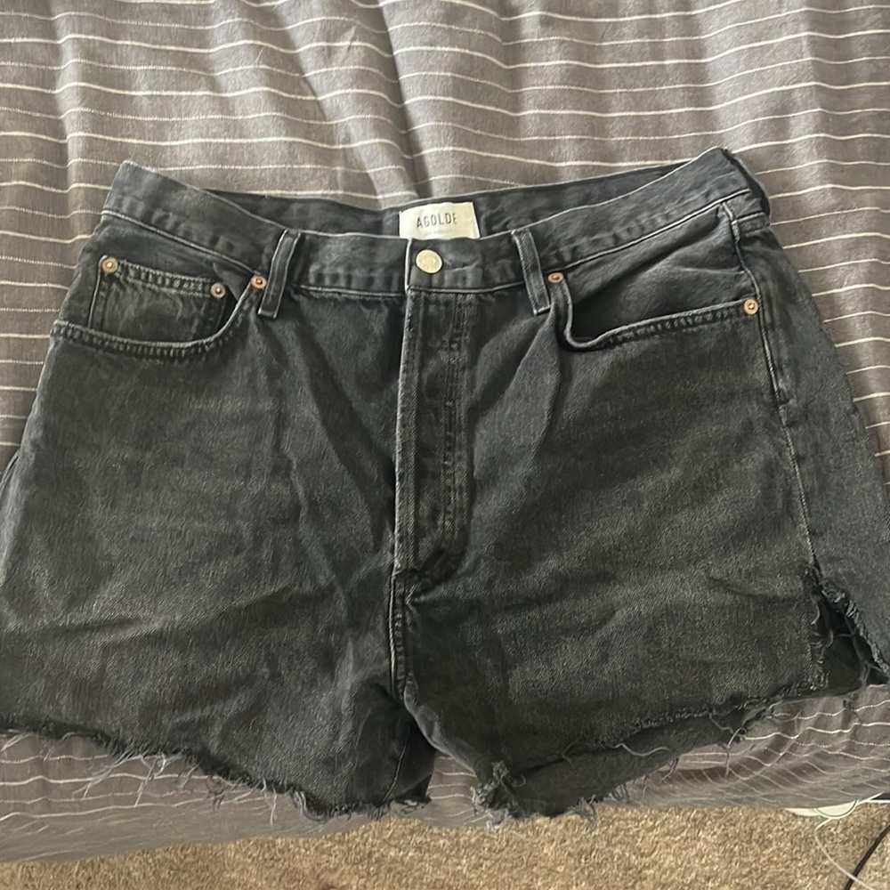 AGOLDE Jean Shorts Black Wash